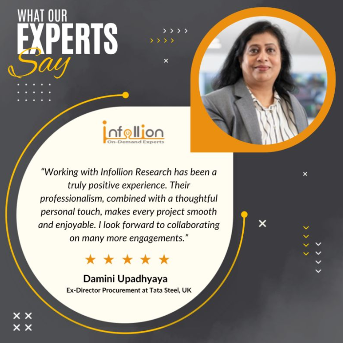Testimonial from Damini Upadhyaya, Ex-Director Procurement at Tata Steel, UK